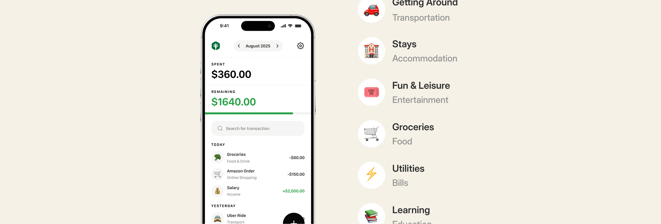 Spendmo - Offline-first expense tracking application