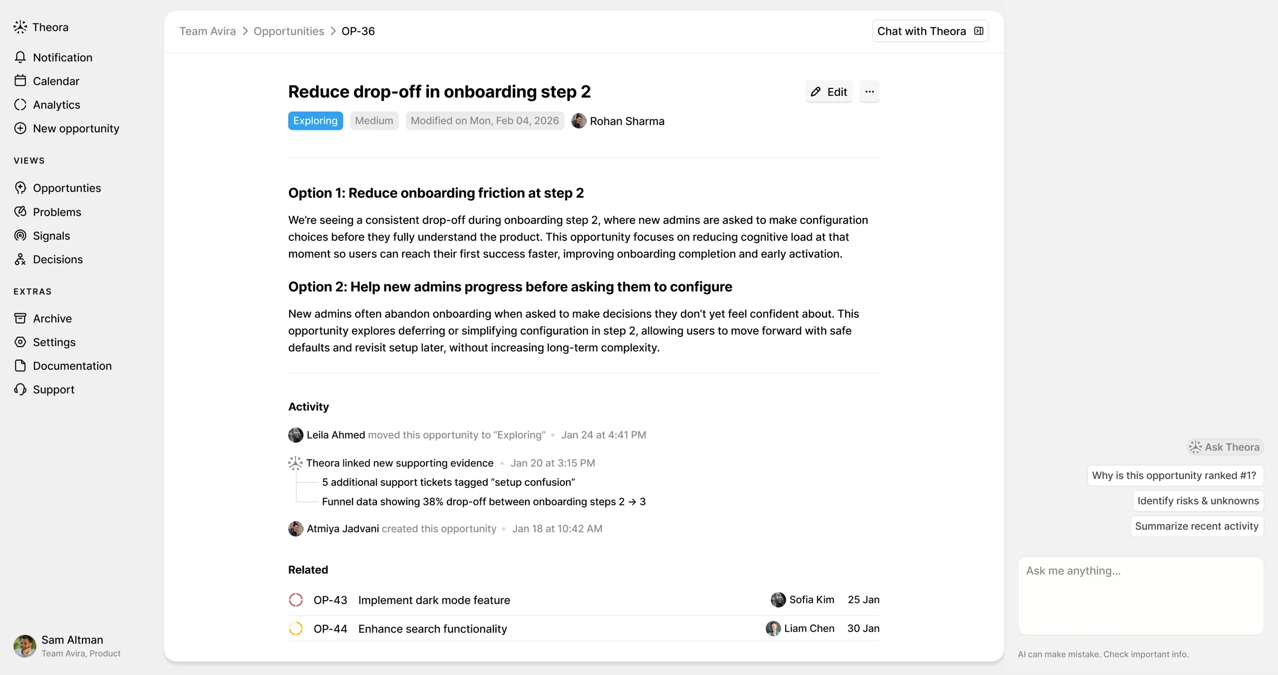 Theora read-only editor with AI summary and dependency map