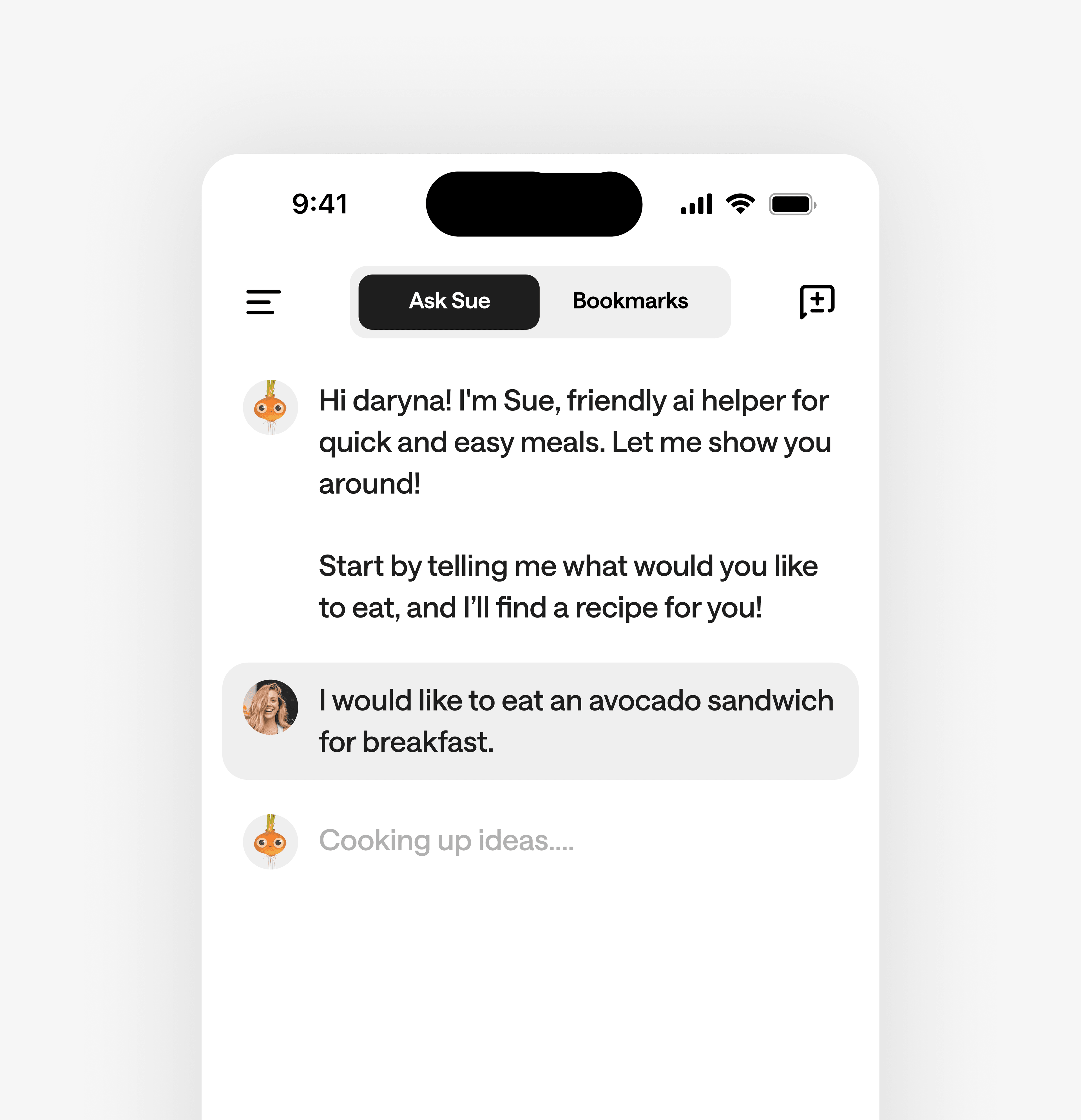 SueChef - Project Snapshot